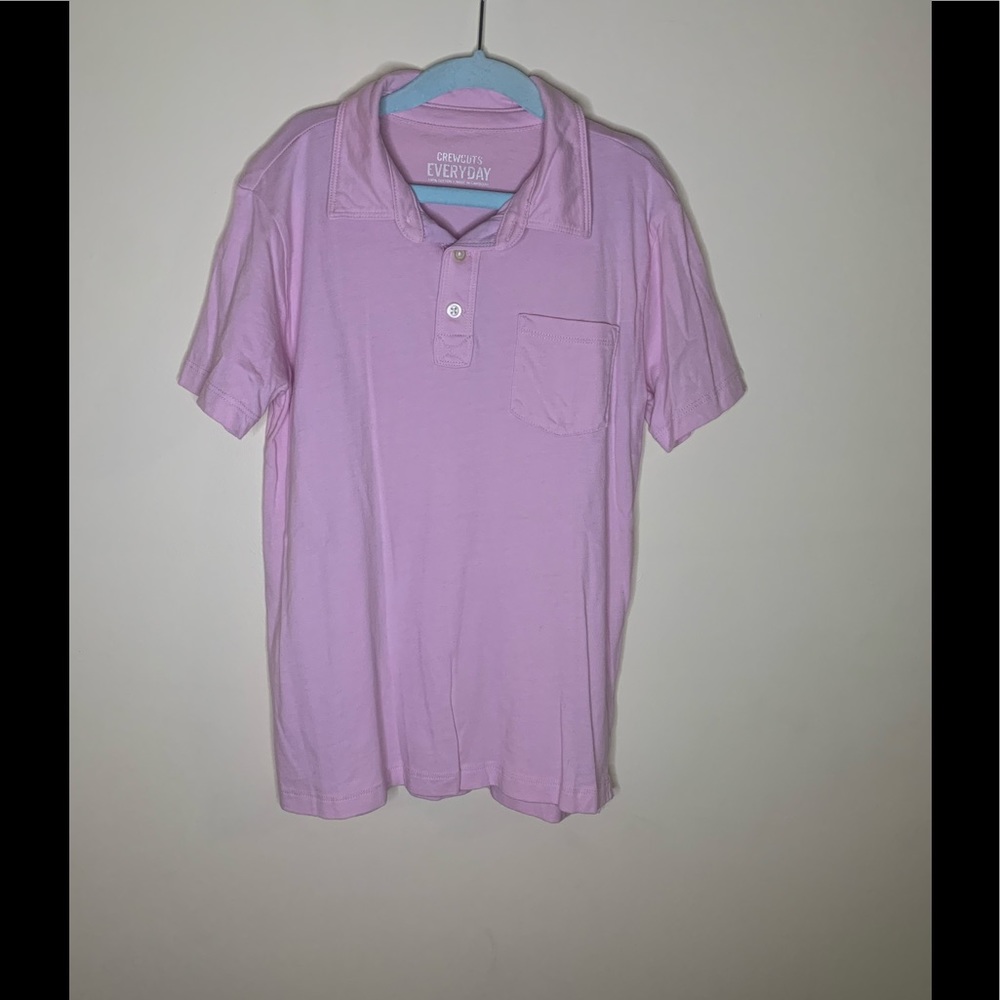 CREWCUTS J.CREW POLO SLUB POCKET TEE SHORT-SLEEVE